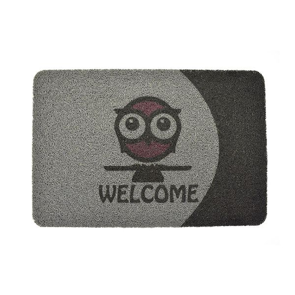 TAPETE PRINT OWL 40 X 60 CMS GRAY