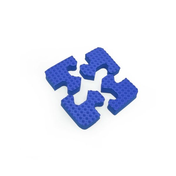 PISO EVA FOAM ESQUINERO PACK X 4 UN 15MM AZUL