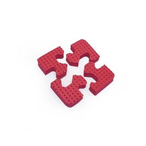 PISO EVA FOAM ESQUINERO PACK X 4 UN 15MM ROJO