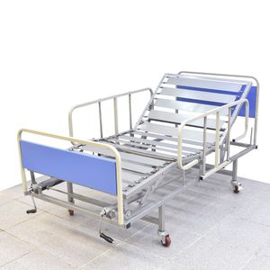 CAMA CLINICA MOD - SELECTA DE 2 MANIVELAS (AZUL)