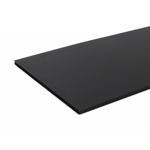 CARTON PLASTICO 2.00 X 1.00 X 3 MM APROX. NEGRO