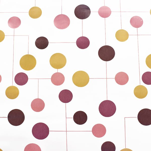 CORTINA PVC ESFERA ROSADO 57