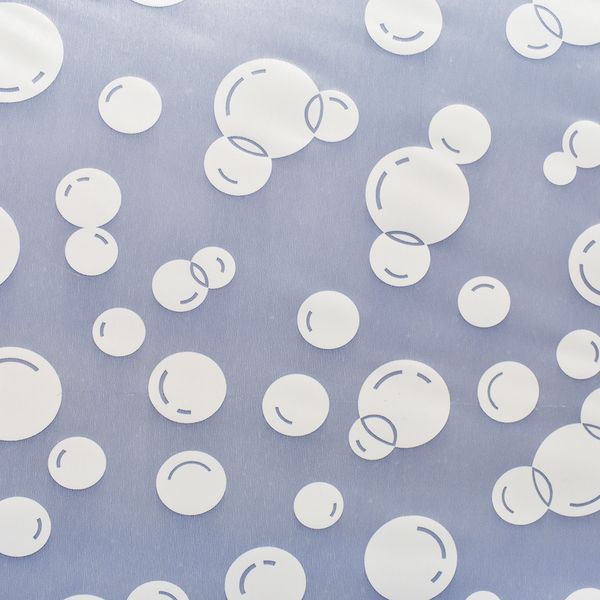 CORTINA PVC GLOBITOS AZUL 53