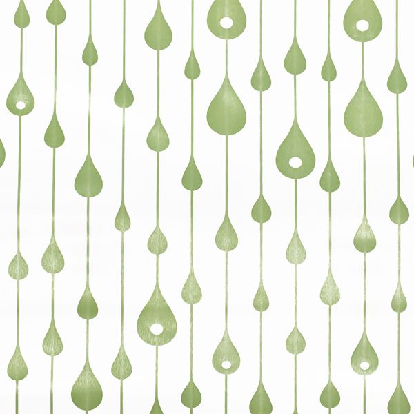 CORTINA PVC GOTAS VERDE 64