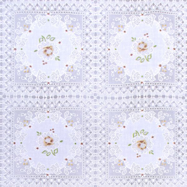 CUBREMESA ENCAJE PVC PAULINA