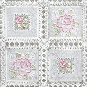 CUBREMESA ENCAJE PVC VALENTINA