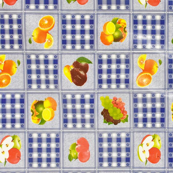 CUBREMESA PVC BEATRIZ AZUL 13