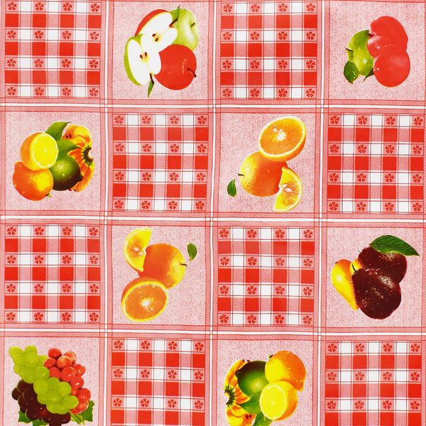 CUBREMESA PVC BEATRIZ ROJO 27