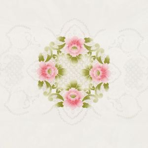 CUBREMESA TRANSP PVC ADA ROSADO