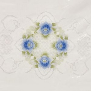 CUBREMESA TRANSP PVC ADA AZUL