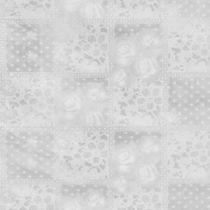 CUBREMESA TRANSP PVC LADY BLANCO