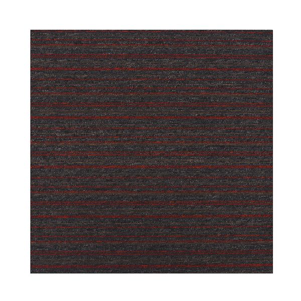 ALFOMBRA MODULAR SPAZIO STRIP 50X50 CM ROJO