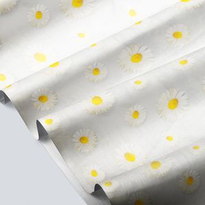CUBREMESA TRANSP PVC MARGARITA BLANCO