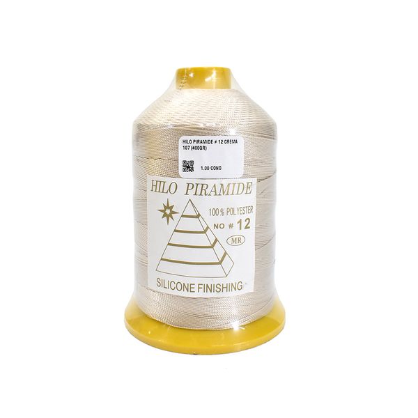 PIRAMIDE HILO #12 CREMA 107 (400GR)