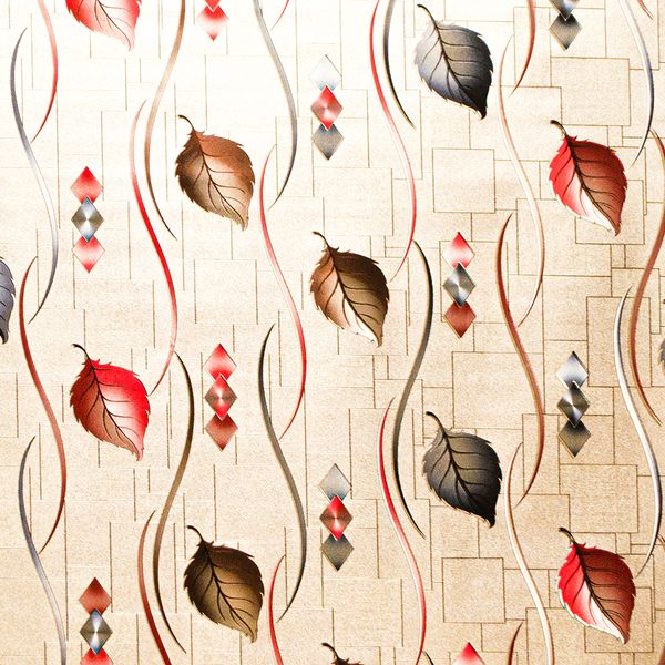 HULE METAL HOJAS AZUL