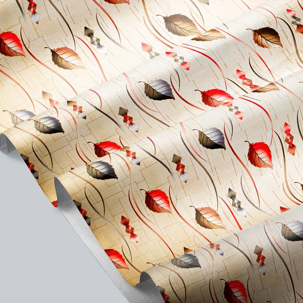 HULE METAL HOJAS AZUL