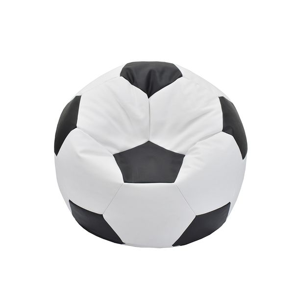 PUFF SOCCER GRANDE BLANCO/NEGRO
