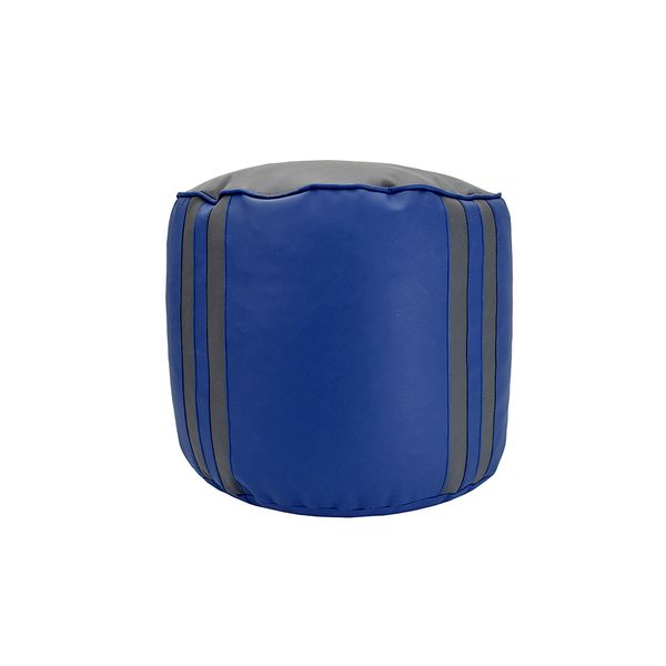 PUFF TAMBOR AZUL/GRIS