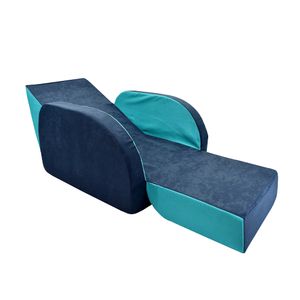 SOFA CAMA INFANTIL DELUXE AZUL