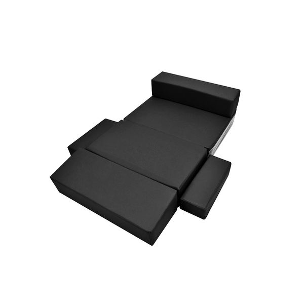 SAID SOFA CAMA PESADO C/BRAZOS 1 PLZA X 8" NEGRO (INC.PROTECT)