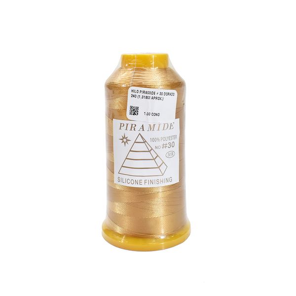 PIRAMIDE HILO #30 DORADO 240 (1,318M APROX.)