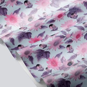 CUBREMESA PLAIN PVC DAISY ROSA MORA