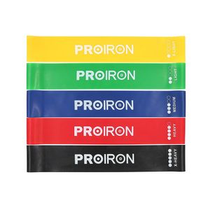 PROIRON KIT BANDAS RESISTENCIA CERRADAS ANTIDESLIZANTE (5 PIEZAS)