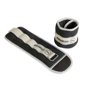 PROIRON SET TOBILLERAS X2 2 KG NEGRO