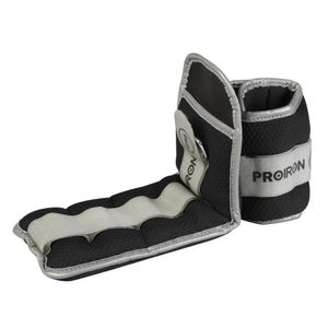 PROIRON SET TOBILLERAS X2 2 KG NEGRO