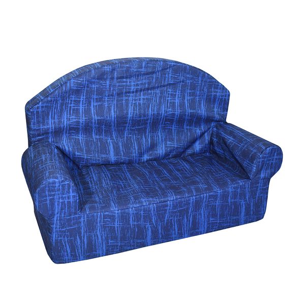 SOFA INFANTIL DOBLE ECONOMICO LINES AZUL