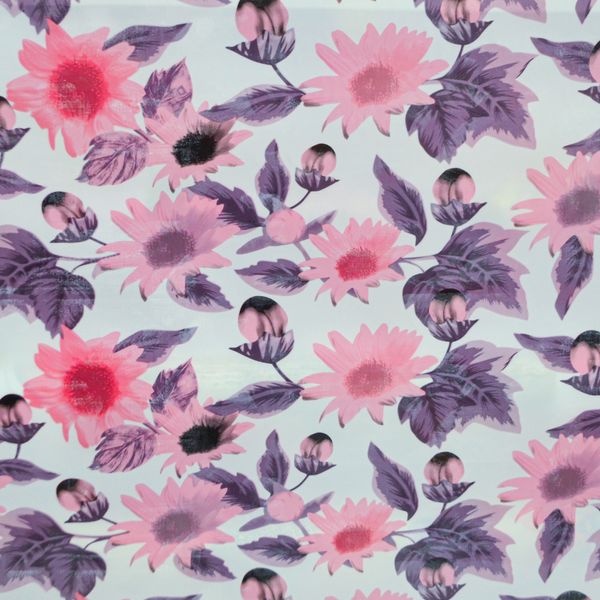 CUBREMESA PLAIN PVC DAISY ROSA MORA