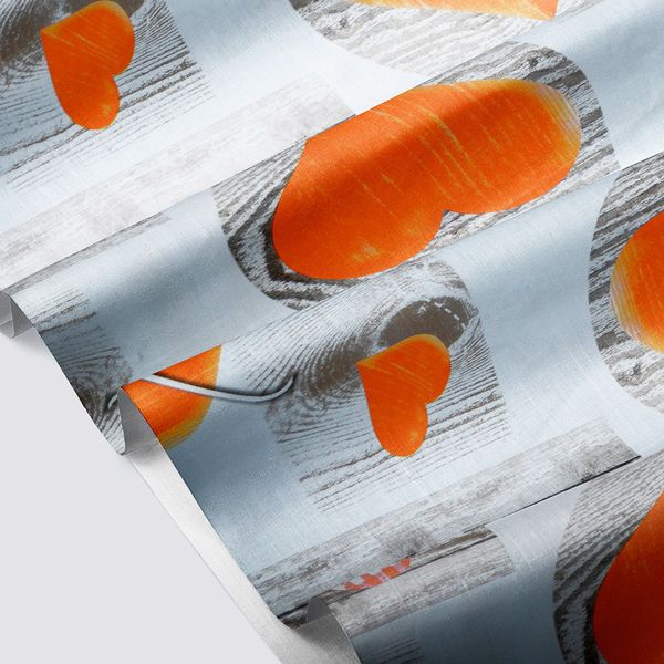 CUBREMESA PLAIN PVC REGALO CORAZON GRIS