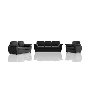 SOFA TREVOR PRANNA 3C 2C 1C NEGRO