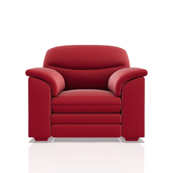 SOFA SANDERS PRANNA 1C ROJO CEREZA