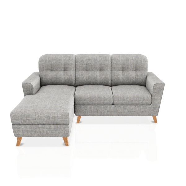 SOFA DONNA TELA ALPHA SECCIONAL ALMENDRA