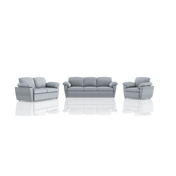 SOFA TREVOR TELA ALPHA 3C 2C 1C CENIZO