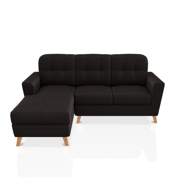 SOFA DONNA TELA ALPHA SECCIONAL CHOCOLATE