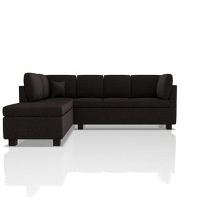 SOFA HARVY TELA ALPHA SECCIONAL CHOCOLATE