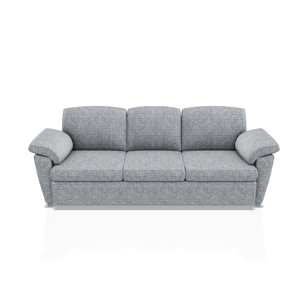 SOFA TREVOR TELA ALPHA 3C NEGRO