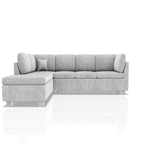 SOFA HARVY TELA ALPHA SECCIONAL NIEVE