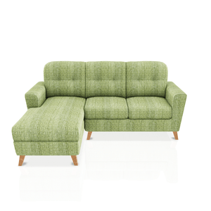 SOFA DONNA TELA ALPHA SECCIONAL PISTACHO