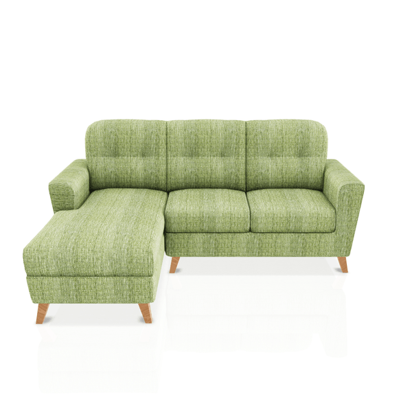 SOFA DONNA TELA ALPHA SECCIONAL PISTACHO