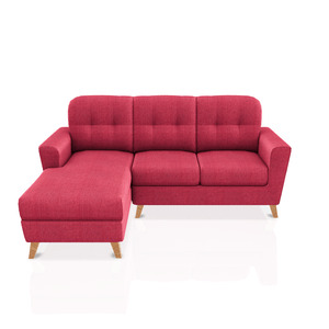 SOFA DONNA TELA ALPHA SECCIONAL SCARLATI