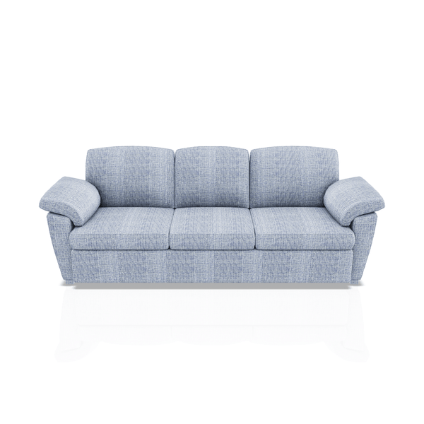 SOFA TREVOR TELA ALPHA 3C AZUL ACERO
