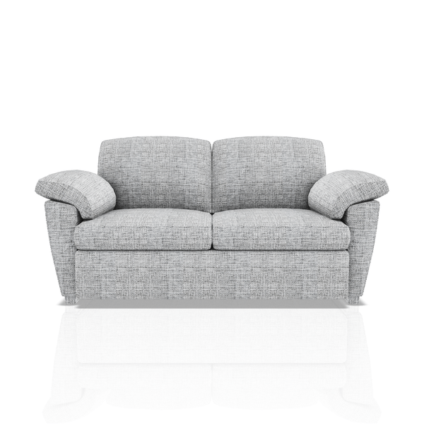 SOFA TREVOR TELA ALPHA 2C GRIS PLATA