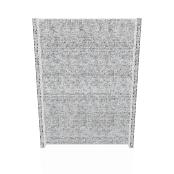 CABECERA PRINCE C.T TELA ALPHA 1.50 PLZ  GRIS PLATA