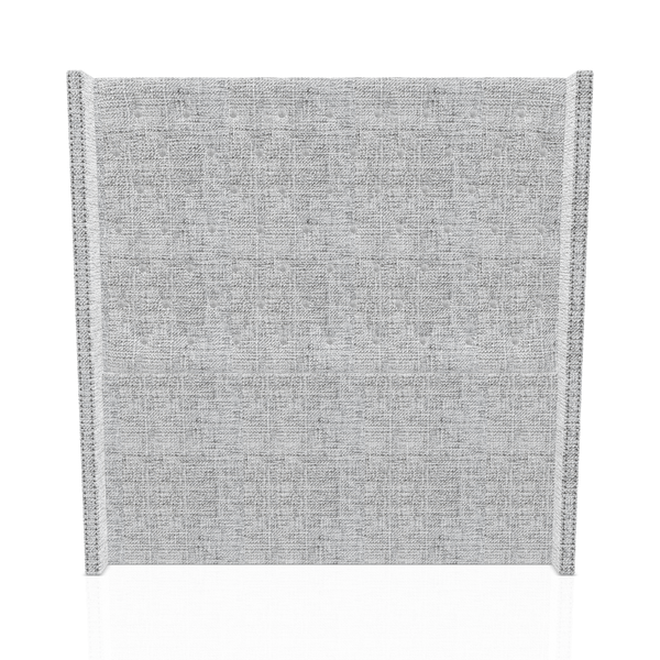 CABECERA PRINCE C.T TELA ALPHA QUEEN GRIS PLATA