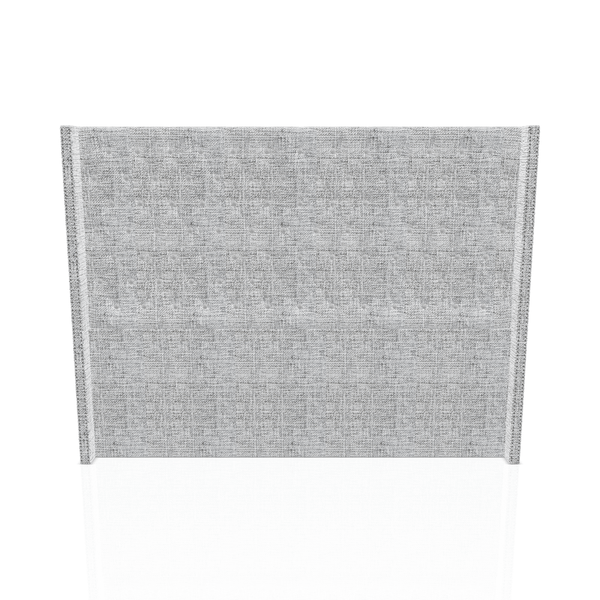 CABECERA PRINCE C.T TELA ALPHA KING GRIS PLATA