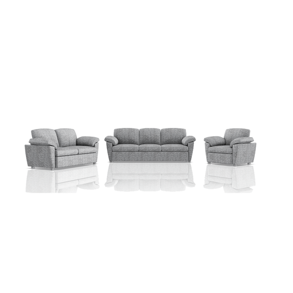SOFA TREVOR TELA ALPHA 3C 2C 1C GRIS RATON