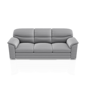 SOFA SANDERS ULTRA CUERO 3C BLANCO 01